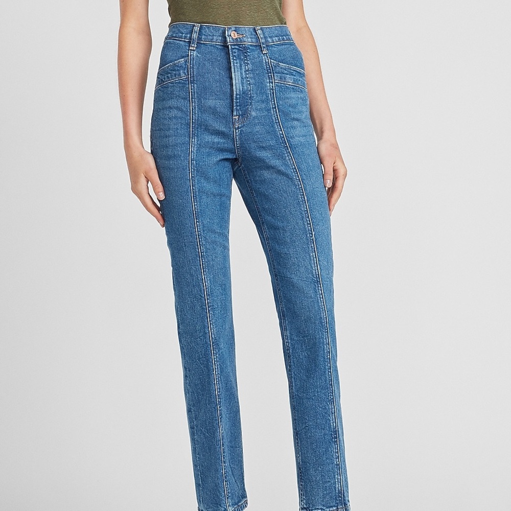 Express straight fit jeans
